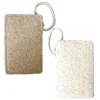 2 Layer Natural Exfoliating Face Pad Loofah Sponge Facial Brush Shower Scrubber Body Bath Spa luffa