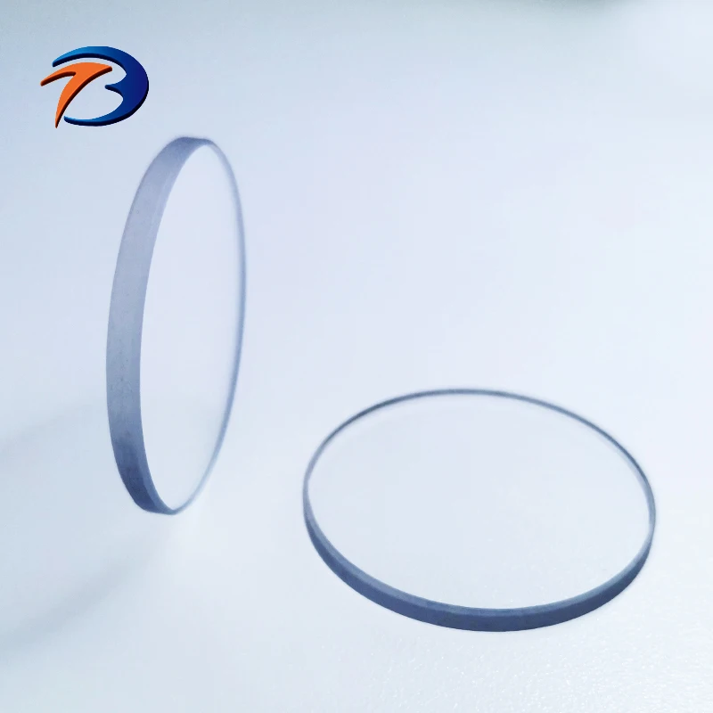 Optical glass wafer optical flat glass caf2 windows ir caf2 wafer crystal windows uv caf2 window