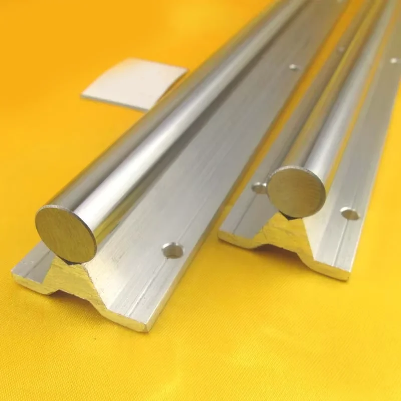 product 25 cylindrical sbr16 aluminum bracket sbr20 optical axis diy engraving machine slide table hardened linear guide-17