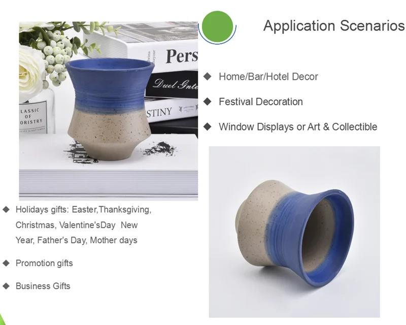 design ceramic candle jars