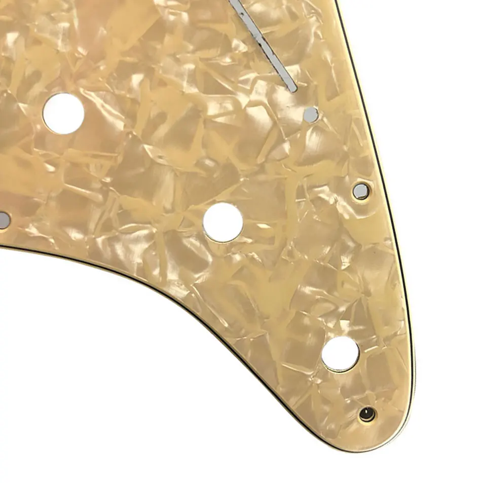 EXCEART placa de mástil de guitarra con tornillos 4 agujeros reemplazo de partes de jazz de guitarra eléctrica 