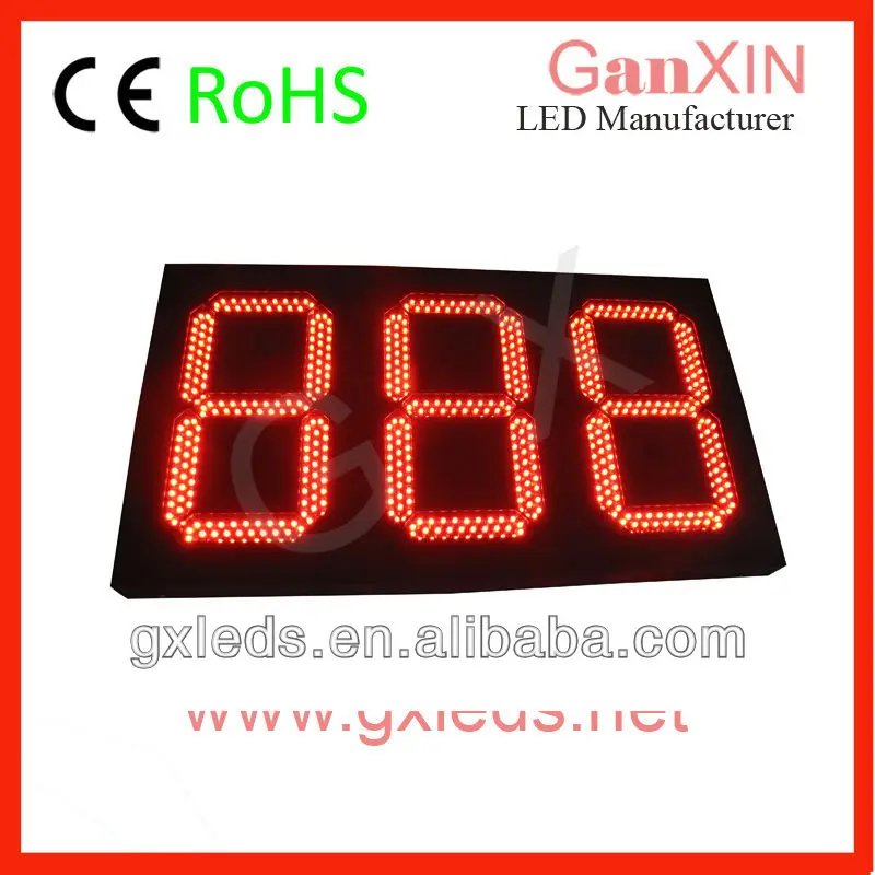 Outdoor 12 Inch 7 Segment LED Display - Counting Clocks