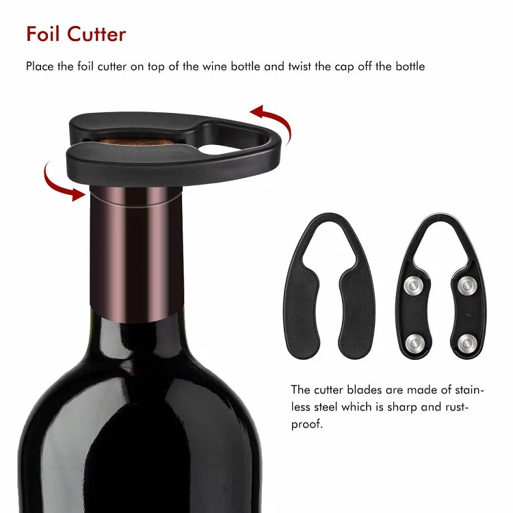 Professional Wine Bottle Opener Preserver Kit Set Air Pump Pop Wine