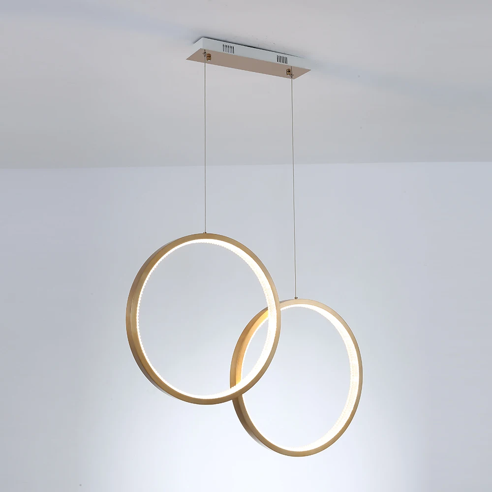 Design Home Living Room Lighting Fixtures LED Pendant Light Round Chandelier