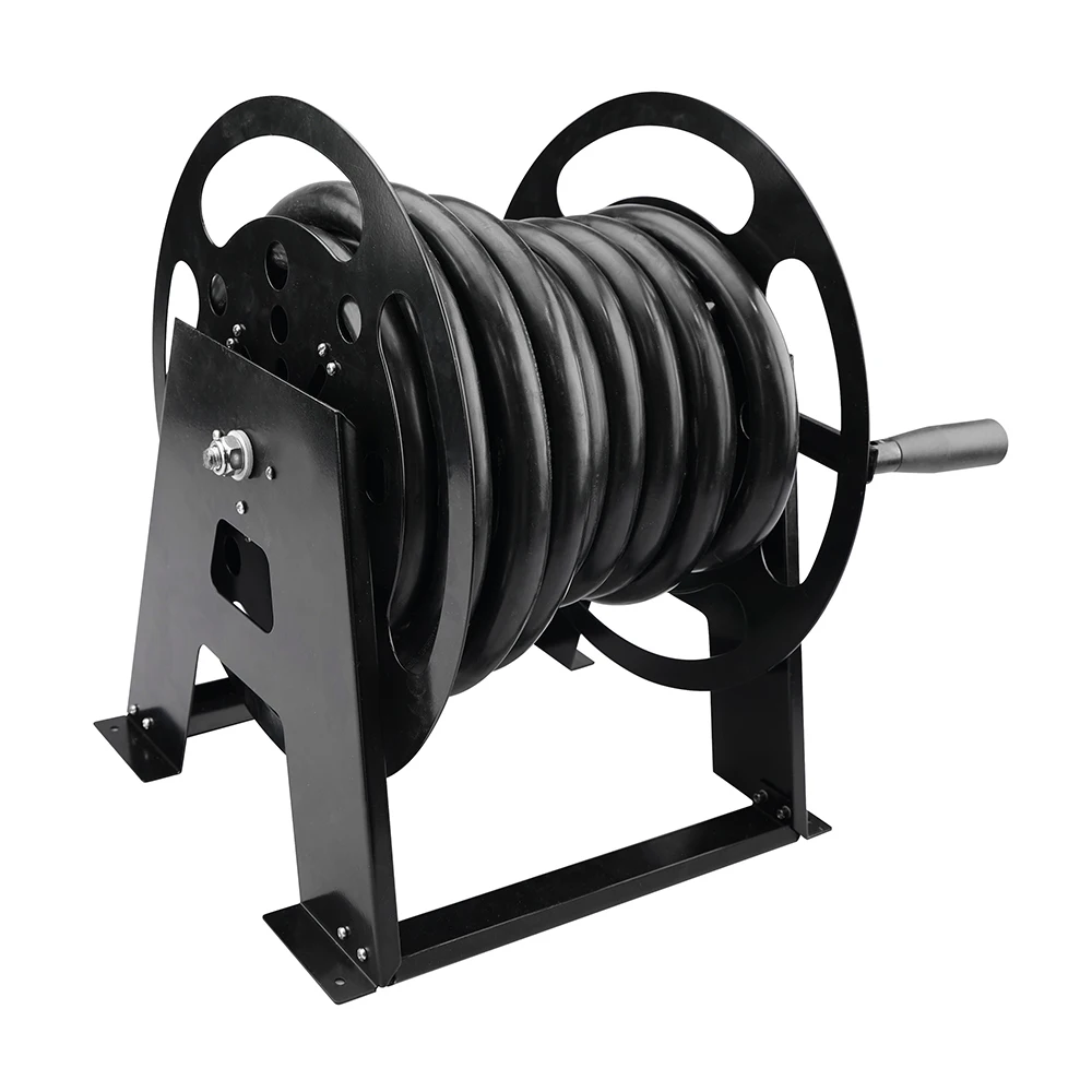 Heavy Duty Electrical Cord Reel 50ft Metal Cord Reel Rv Cord,Outdoor