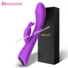 PALOQUETH High Quality Waterproof Rechargeable G Spot Rabbit Vibrator Sex Toys for Women