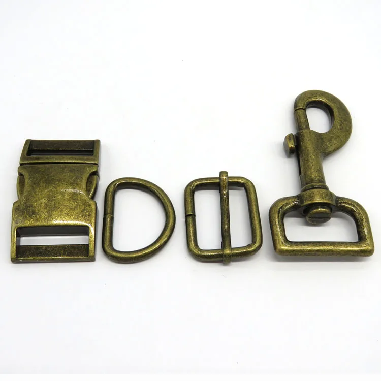 Dog Collars Accessories Hardware Metal Adjustable Slider Quick Release