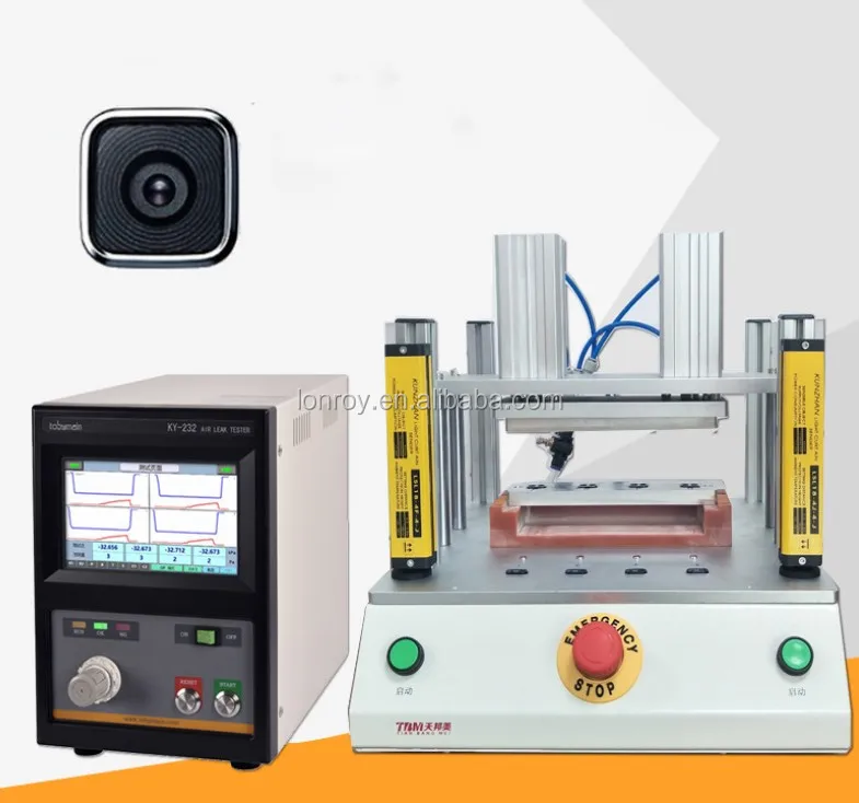 Mobile Phone Lens Waterproof test Equipment/ Air Leakage Tester Air Tightness Leak Detector