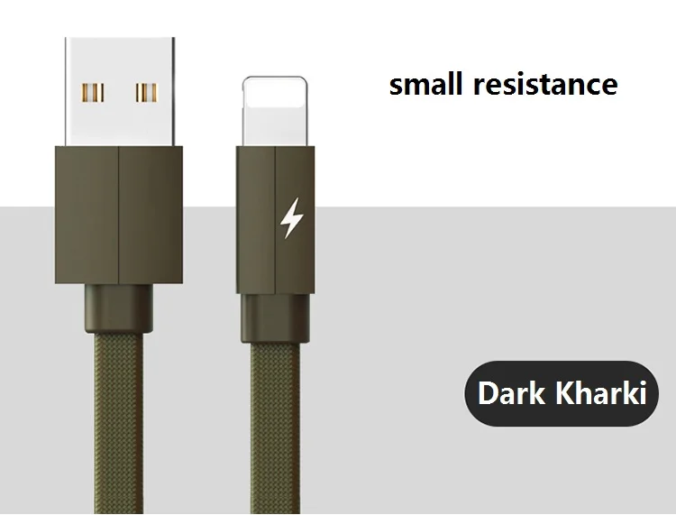 Kailiya 2.1A USB cable 1m black white blue black green flat jeans denim Type C USB data cable for Huawei xiaomi vivo OPPO - ANKUX.COM