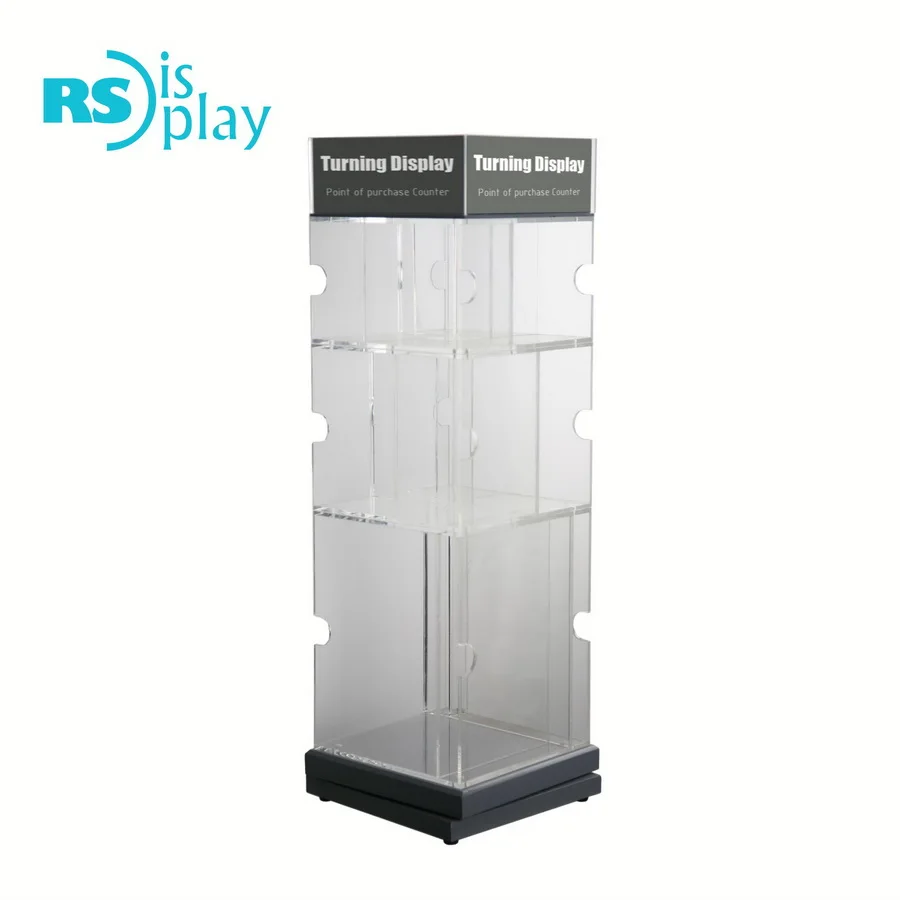 acrylic rotating display case for lego
