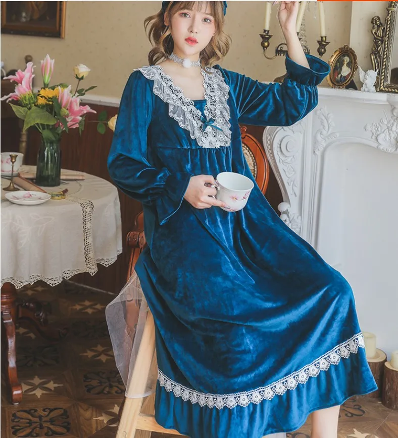 Long sleeve night gown sale