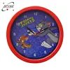 Tom and jerry cartoon character clock cartoon picture wall clock for kids