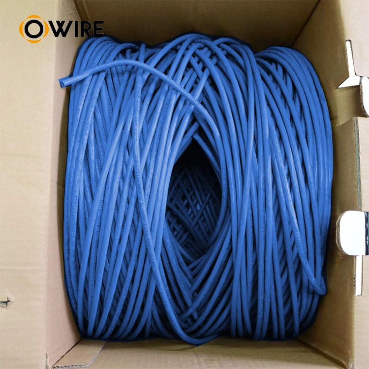 
Best Quality CAT6 1000ft Bulk UTP Plenum Rated Solid Cable Cable cat 6 cable flexible 