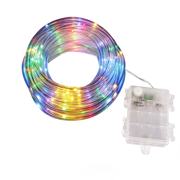 Christmas RGB Multi-Color Flexible LED Strip Lights Outdoor Decoration 67 LED Rope Lights