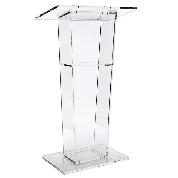 Vonvik Free Custom Perspex Church Podium Pulpit Acrylic Conference Lectern With Led Light - Buy ...