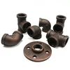 Cast iron pipe fitting bronze plated malleable iron floor flange retro vintage industrial stype DIY furniture decoration fitting