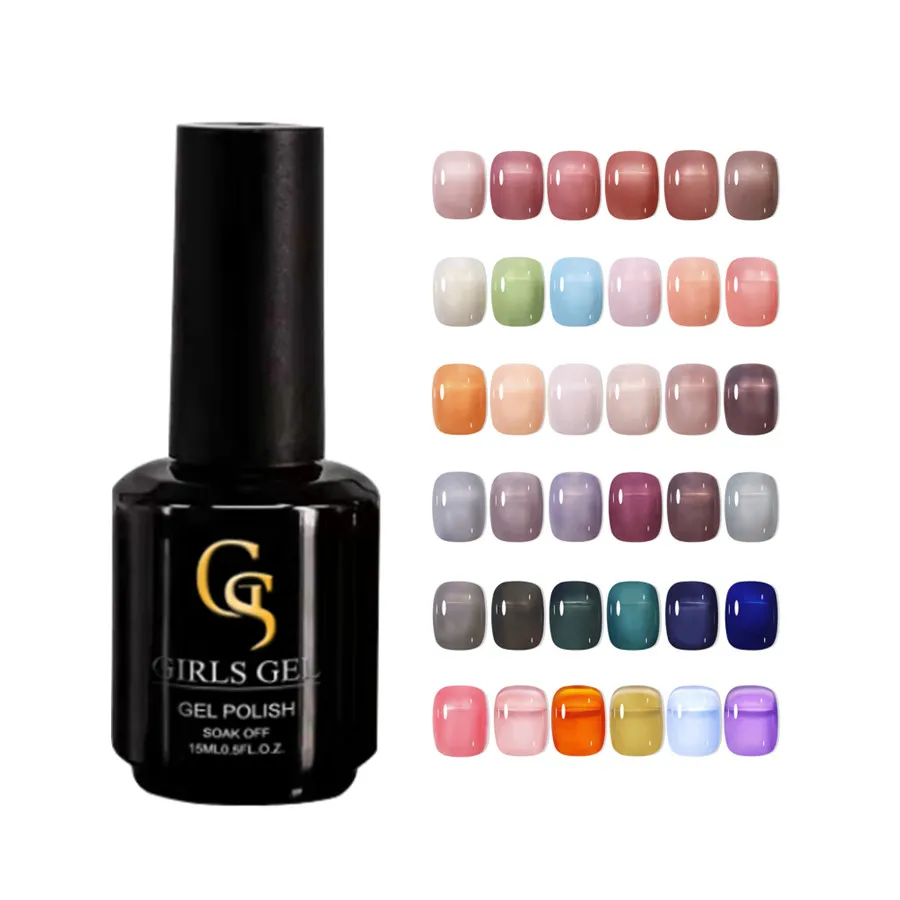 Gs Girlsgel 96 Colors Gel Nail Polish Colorful Soak Off Uv Gel Nail