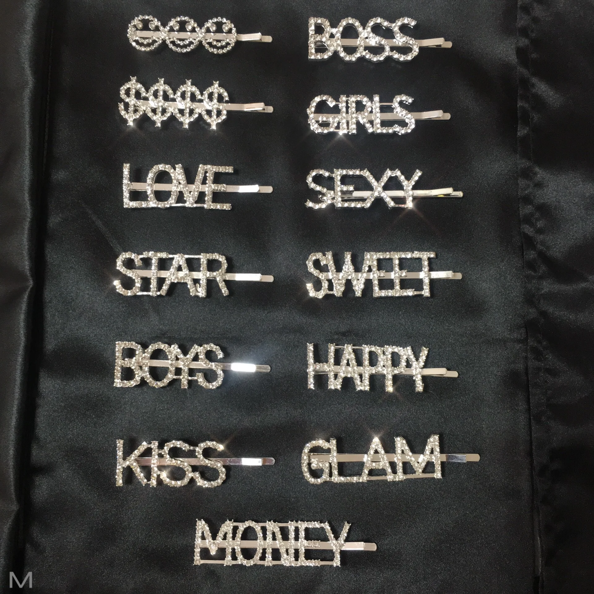 Fashionable Word Hair Pin Custom Names Hairpin For Girls Buy Hair Pin,Names Hairpin,Hairpins