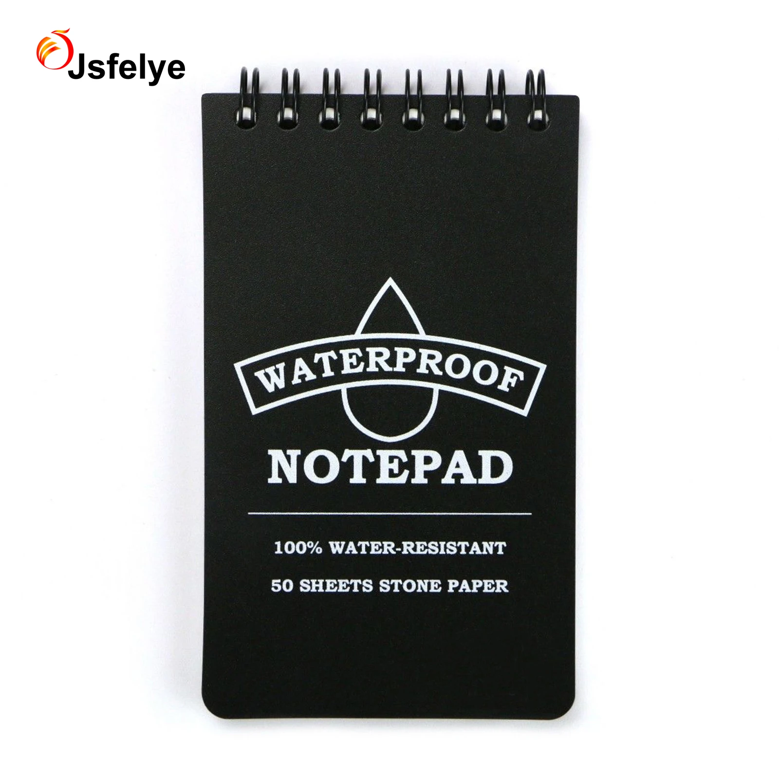 WATERPROOF NOTEPAD All Weather Stone Paper Pocket Size Notebook Outdoor Hiking 