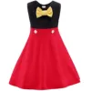 Girls halloween mickey costume cartoon princess dress for children