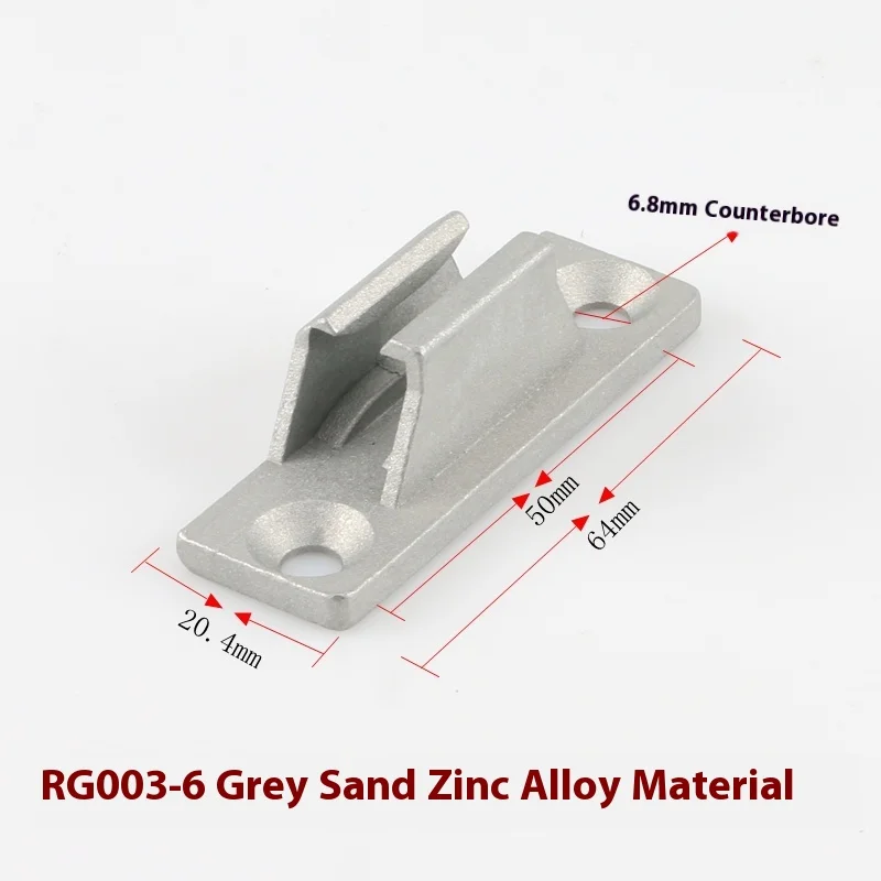RG001-1-2 Black Cabinet Lock PA Guide 6000 Series Accessory Fittings Connecting Sub-Fixing Piece Cutting Service Included details