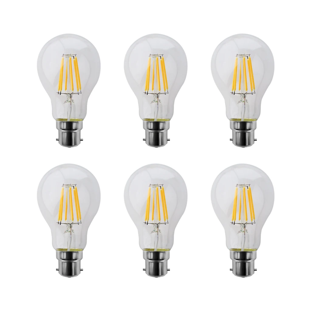 High Brightness Cheap  A60 6W B22 Led Filament Bulb For Party Decoration