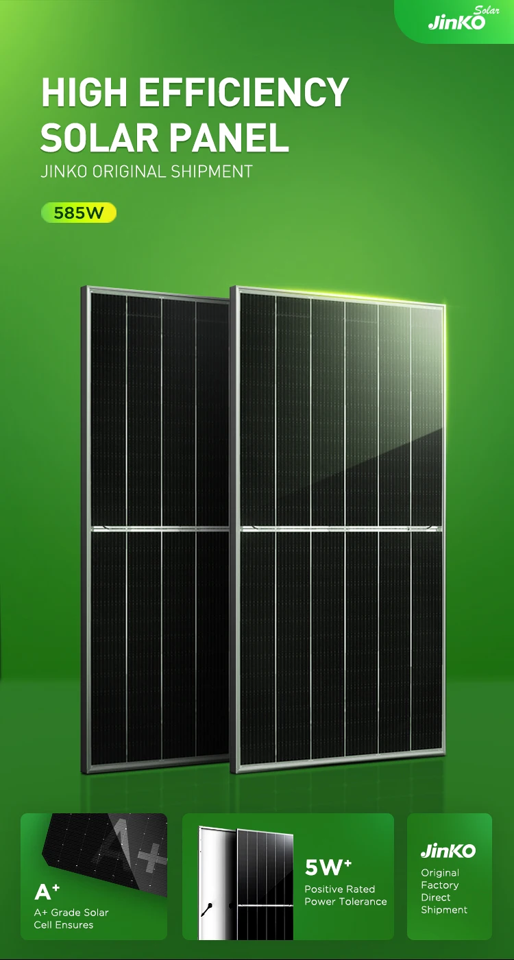 Jinko Solar Panel 300W 360W 400W 500W 600W Mono PERC Cell Solar PV