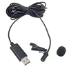 Professional Mini USB Directional Stereo Microphone with Collar Clip for Computer PC,Laptop,Recording,Interview