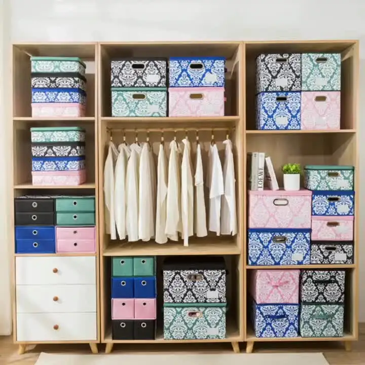 2 Pieces Felt Storage Box, Felt Baskets With Two Handles, Felt Basket Storage Basket, Suitable For Storing Books, CDs, Clothes, Records, Space-Saving