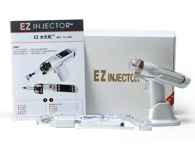 Negative pressure EZ injector No Needle Mesotherapy Gun skin rejuvenation needle free mesotherapy 5 pin 9 pin mesotherapy injection gun