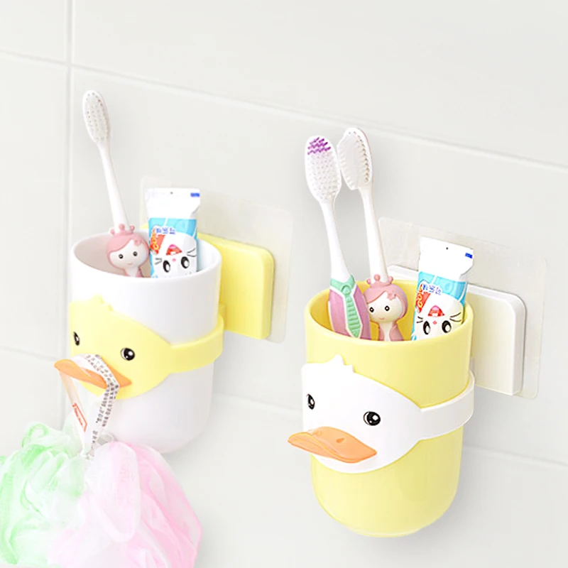Custom Made Cartoon Wall Mounted Sticker Toothbrush Holder Buy