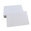 CR80 thermal plastic polycarbonate id card printing blank voter id credit card format black magnetic stripe pvc white card