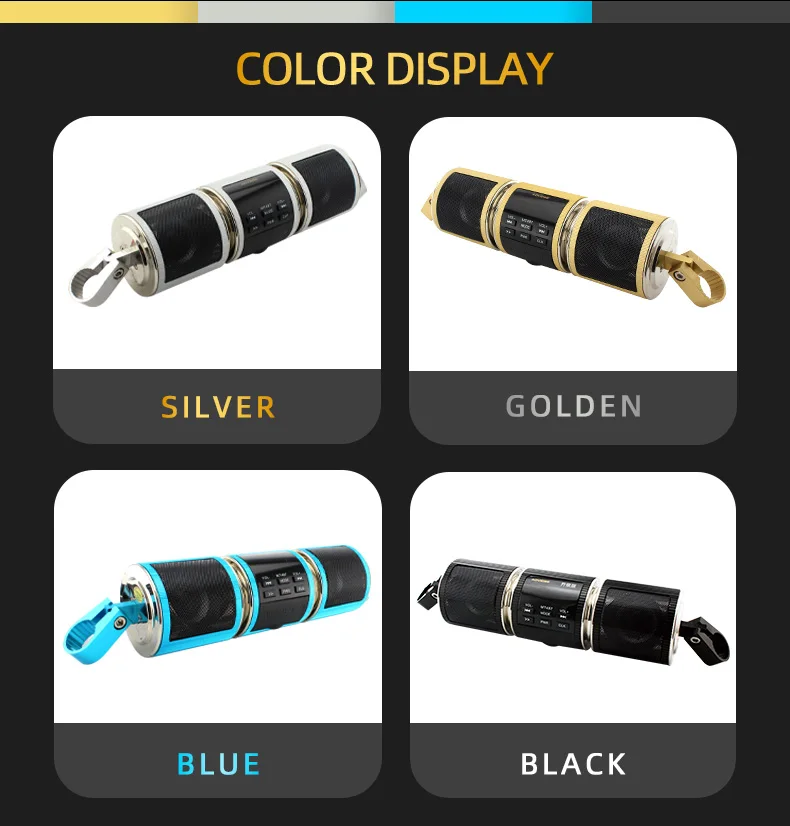 AOVEISE MT487 BT Subwoofer Speaker - Trendy Motorcycle Audio