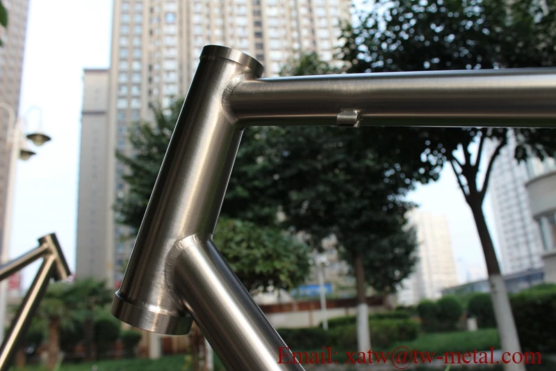 Xacd Made Titanium Gravel Frame With Taper Head Tube Titanium Gravel
