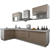 China factory supply modern modular MDF kitchen cabinet, modern storage solid wood kitchen cabinet designs