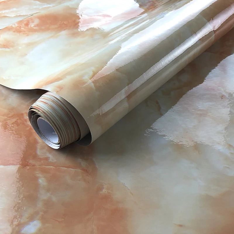 thicken Self-adhesive marble wallpaper for kitchen industry decoration waterproof and oil-proof