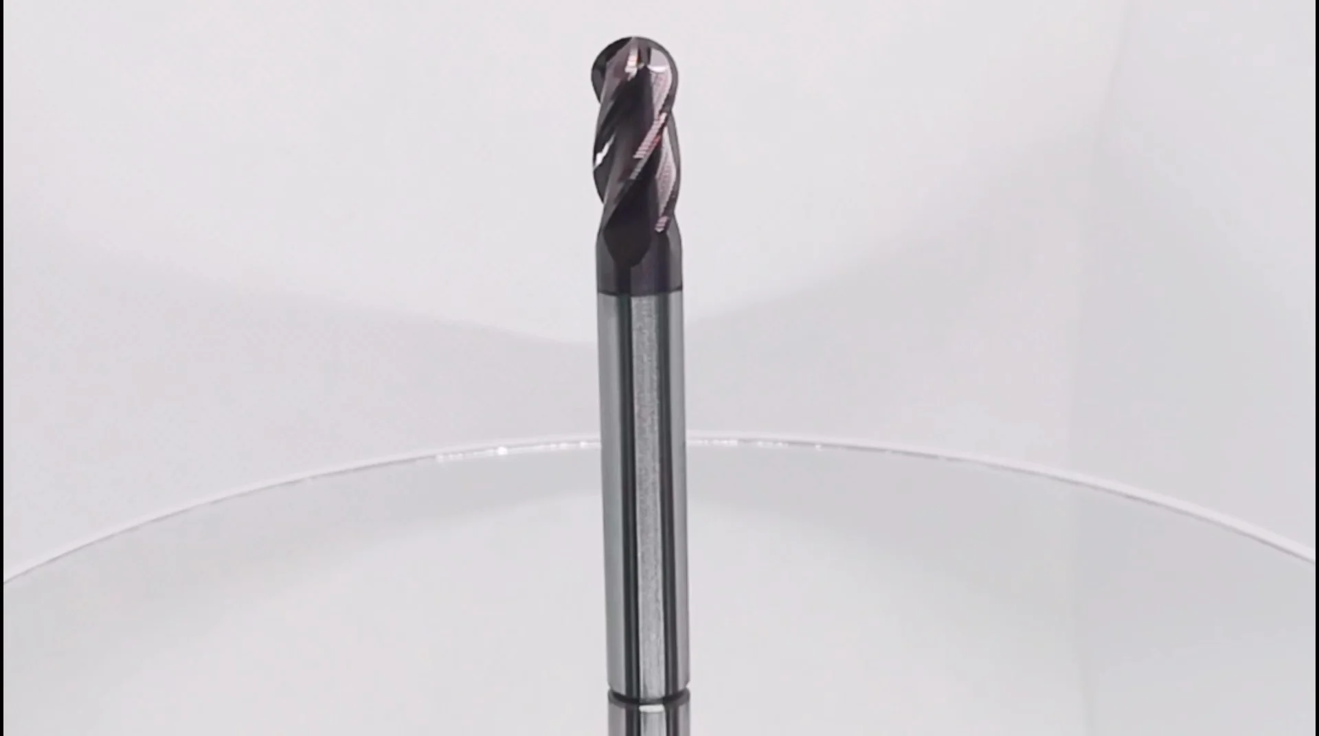 Rld Hrc60 4 Flutes Solid Carbide Ball Nose End Mill Bull Nose Endmill For Stainless Steel