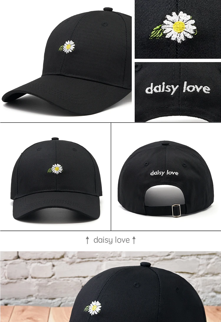 Wholesale Fashion Custom Embroidery Logo Black Snapback Dad Hats Sports ...