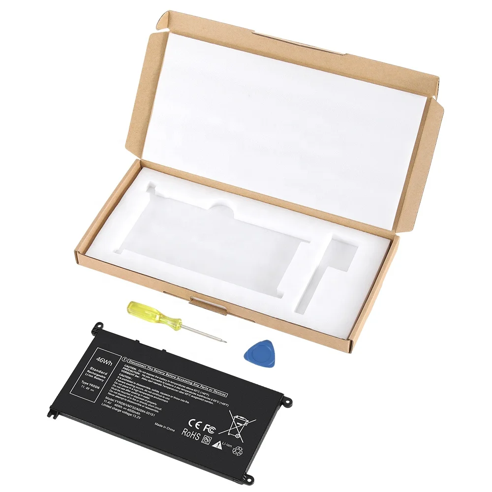 Side-by-side comparison of 6-cell and 9-cell Dell E5440 batteries