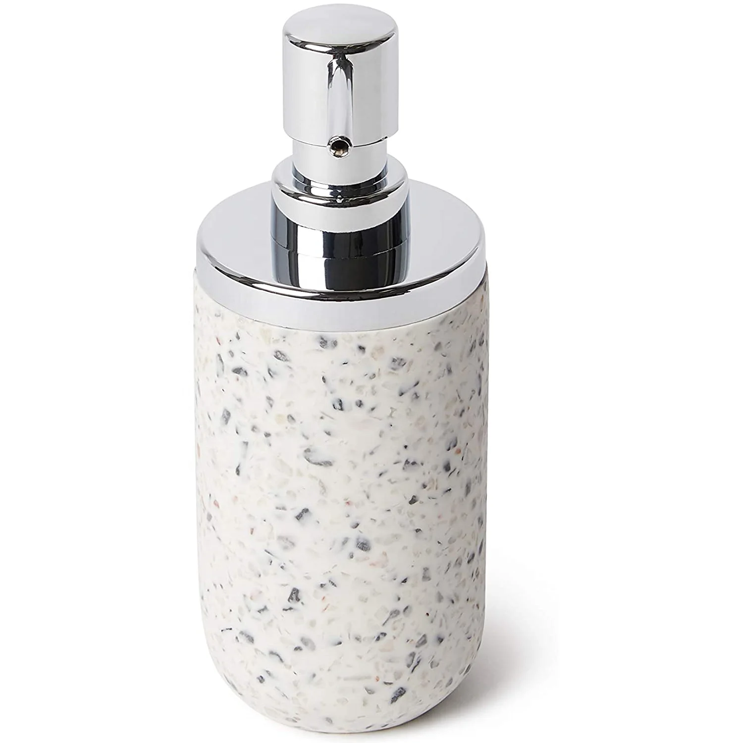 3 pieces Terrazzo White Sand Mixed Resin Bathroom Accessories Sets For Gift