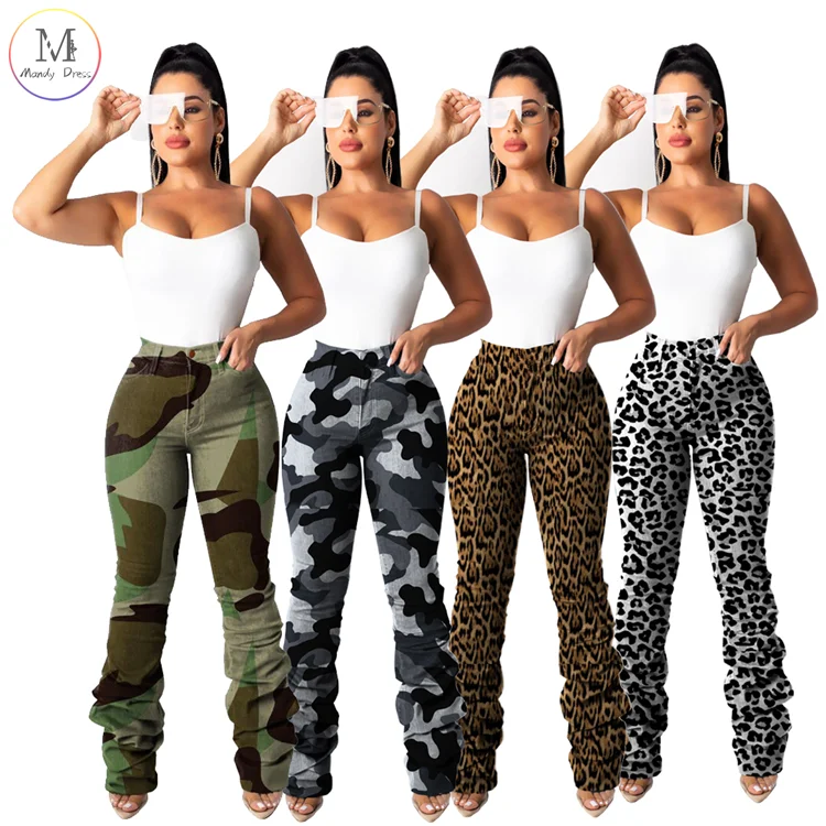 pantalones de camuflaje mujer