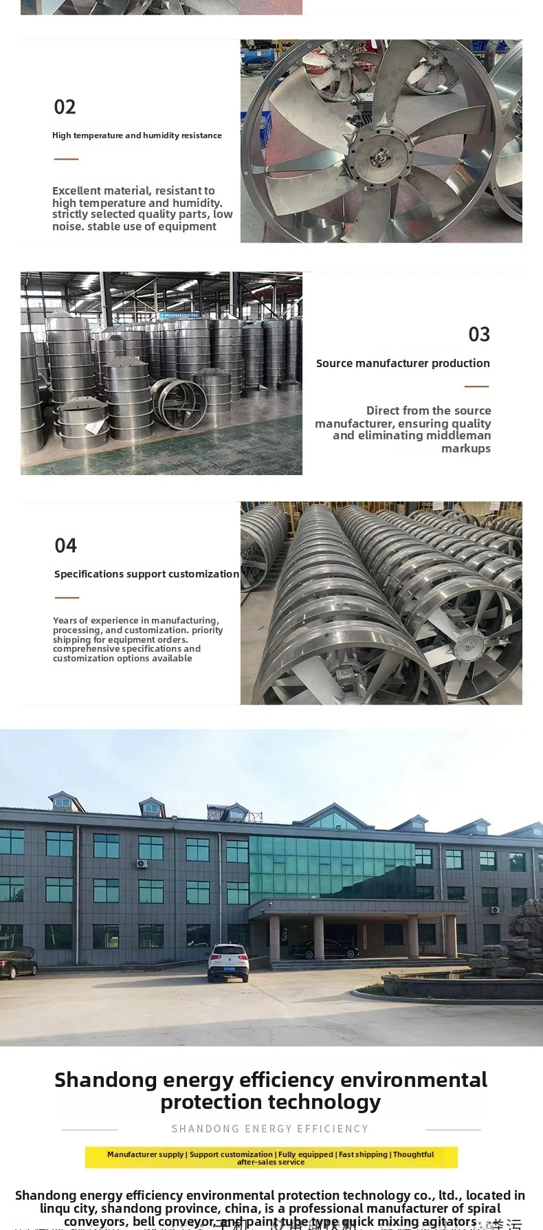 Axial Flow Fan, 380 V, Electric - detail 8
