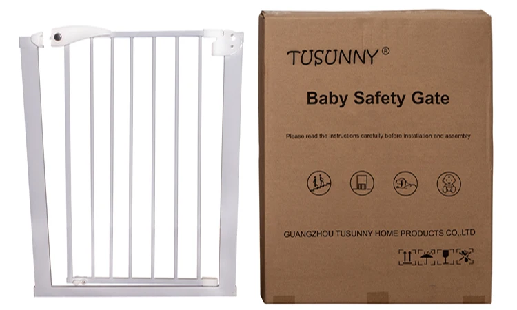 Baby Safety Gates Baby Security Fence Adjustable Metal Gate