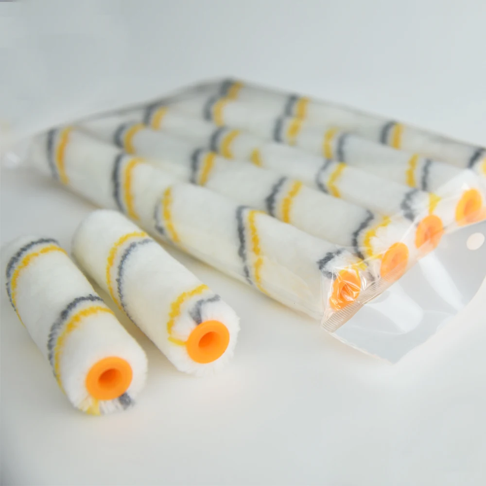 
high quality acrylic fibre 4 inch paint roller refill Factory paint tools 