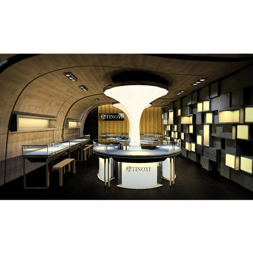 high end watch store display furniture kiosk and