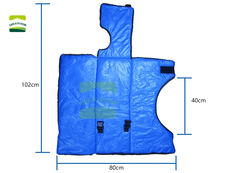 Hot sale Waterproof and cold calf vest Warm calf coat Thickened calf vest