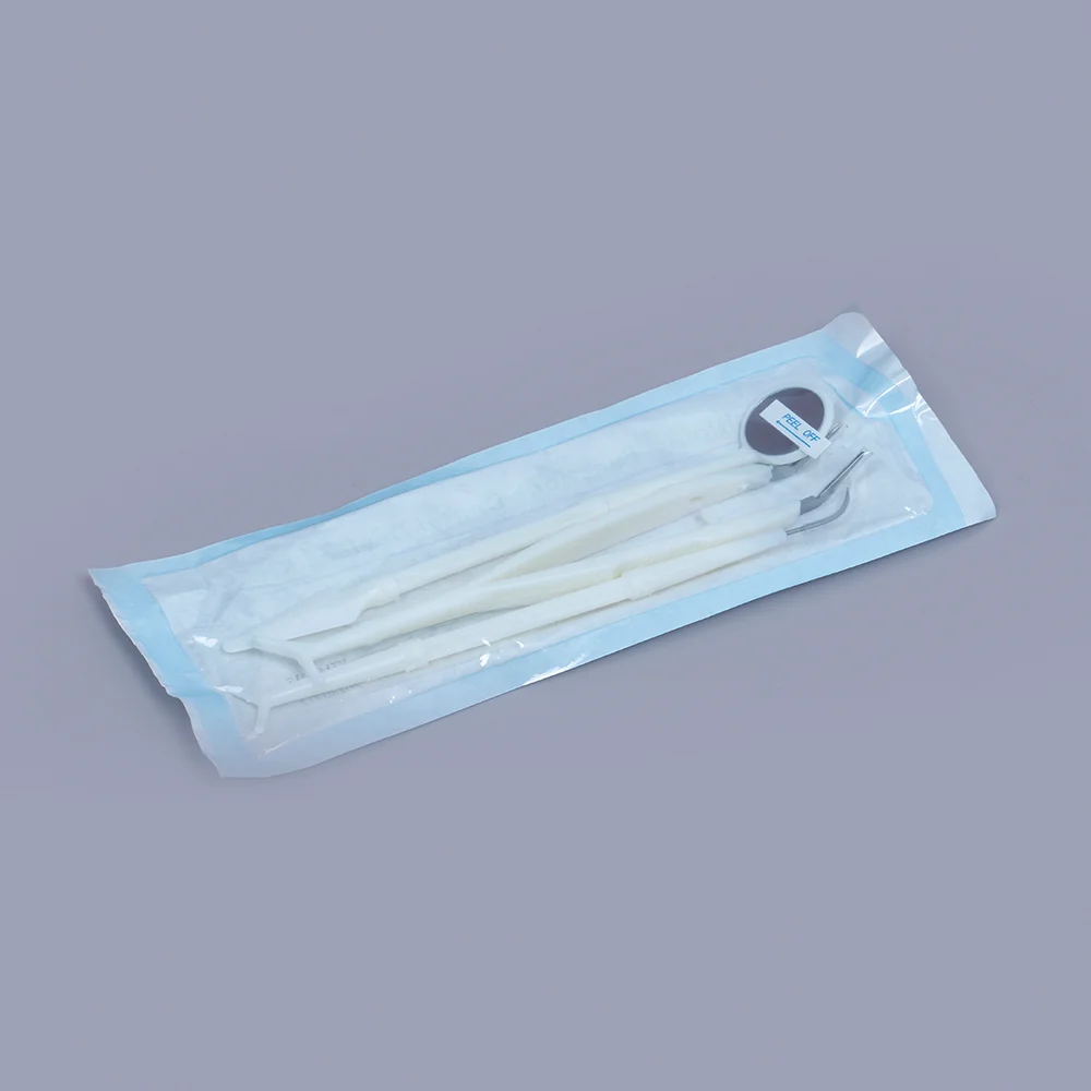 Ce Iso Arrpoved Sterile Disposable Dental Examination Tools Kit 3 Pcs