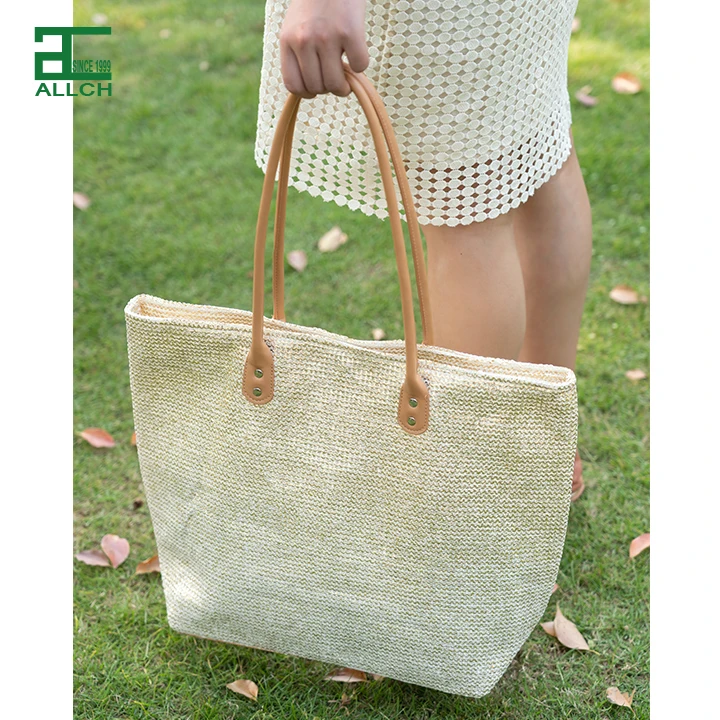 Women Large Beach Bags Summer Metallic Tote Plastic Tote Bag Beach ...