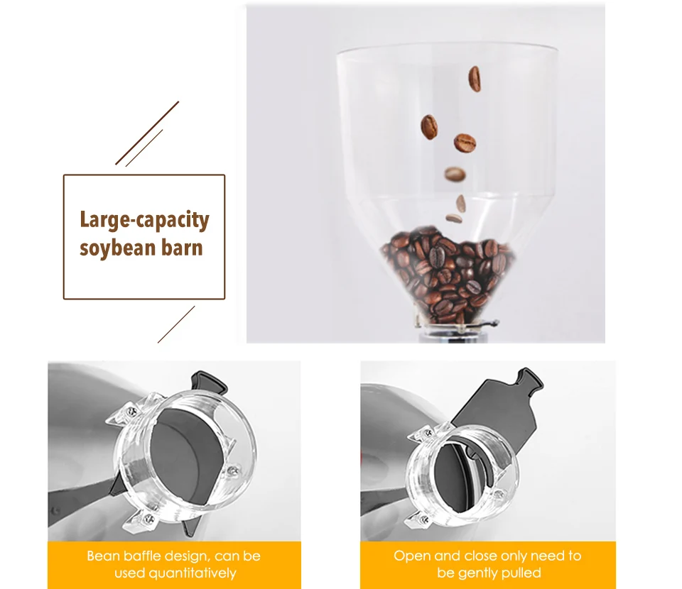 Automatic G64 Industrial Conical Burr Flat Professional Espresso