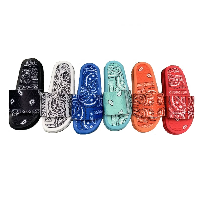 Amazon USA hotsale Manufacturer fashion bandana slip on slide girl lady slipper outdoor beach home custom flat woman slipper, Optional
Amazon USA hotsale Manufacturer fashion bandana slip on slide girl lady slipper outdoor beach home custom flat woman slipper, Optional